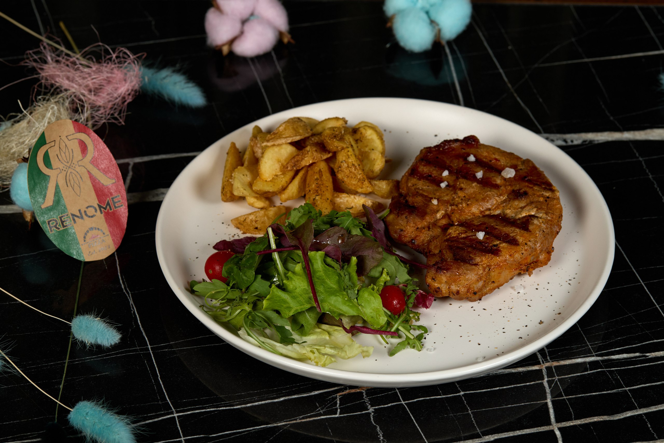 Steak din ceafă de porc