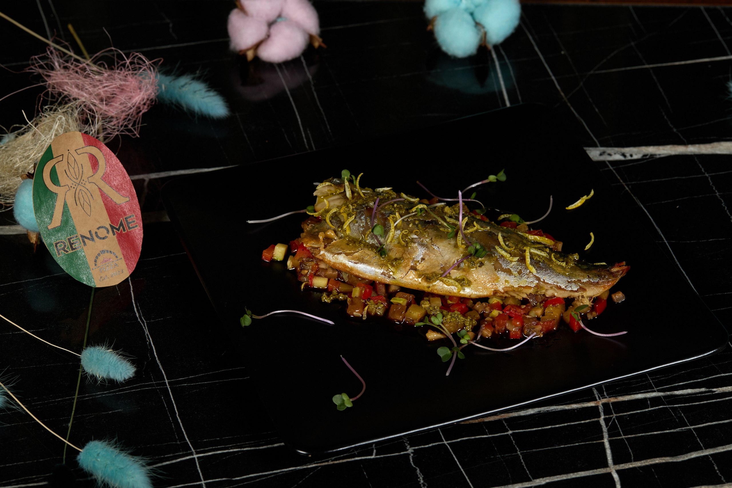 File de macrou cu ratatouille