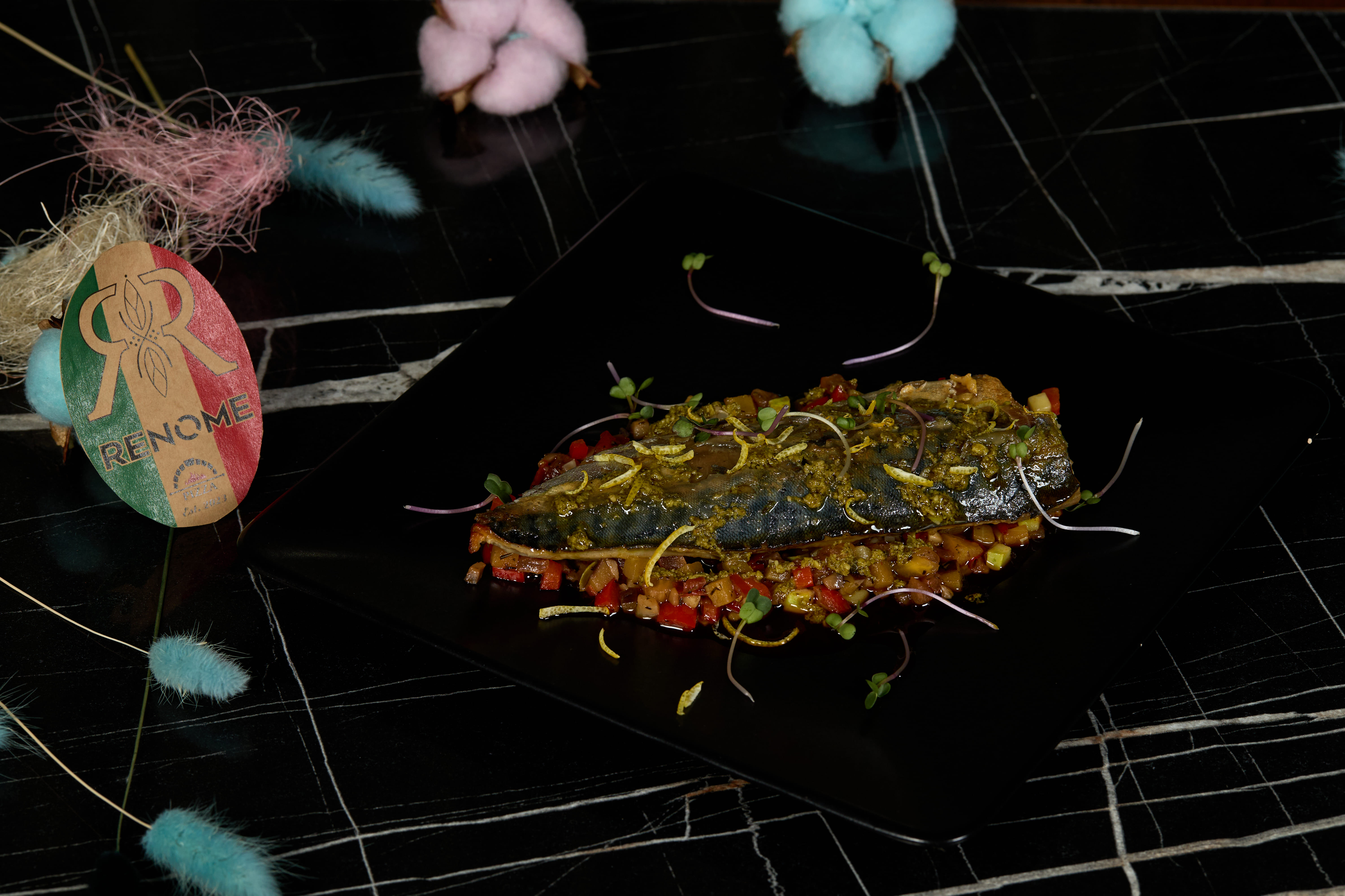 File de macrou cu ratatouille